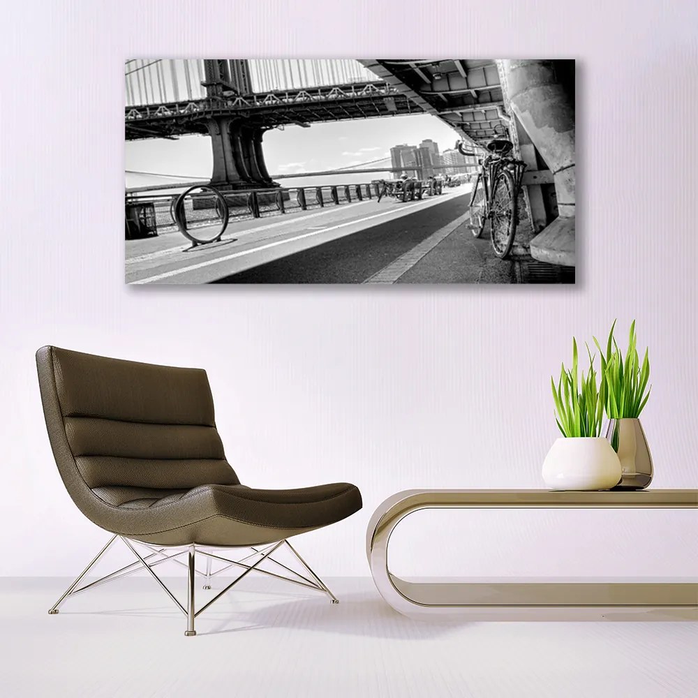 Obraz Akrylowy Most Rower Architektura