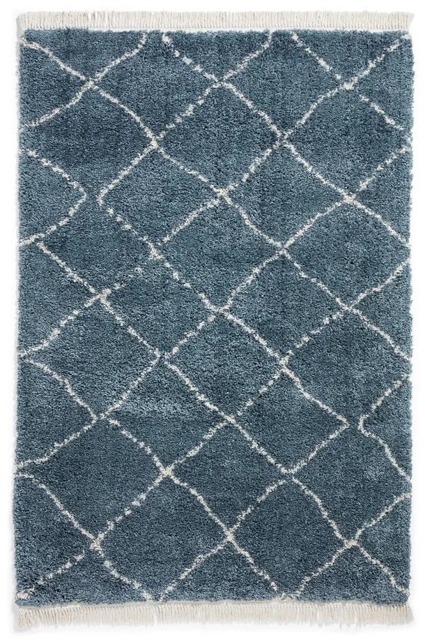 Niebieski chodnik 60x230 cm Boho – Think Rugs