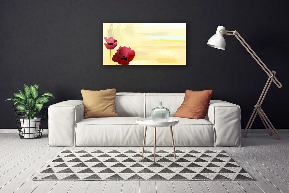 Fotoobraz na płótnie Wiosenna Natura w Kwiatach