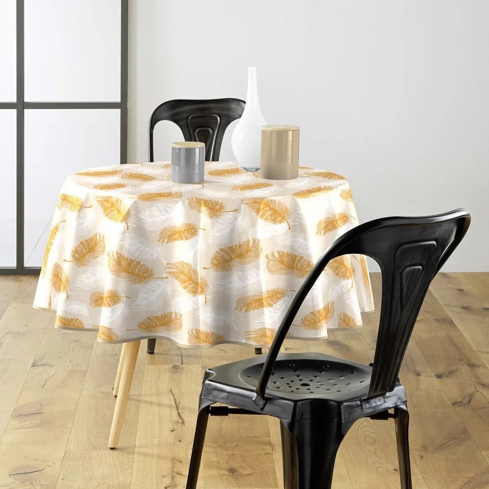 Obrus zmywalny ø 160 cm Sarina – douceur d'intérieur