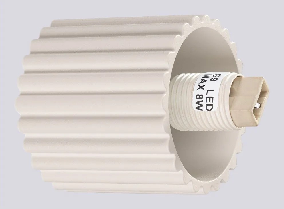 Kremowy kinkiet ø 12 cm Orbital – Sollux