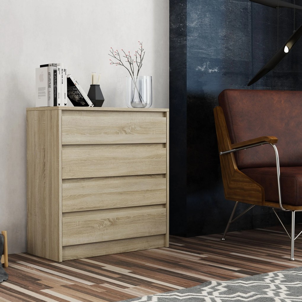 Komoda ASTORRE 75 cm do Salonu Sypialni Dąb sonoma