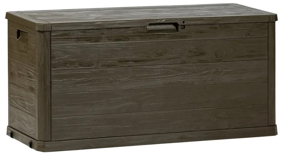 Brązowa skrzynia ogrodowa Woodys – Toomax