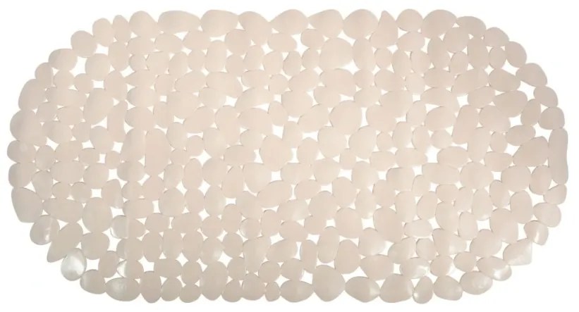 Spirella Antypoślizgowa mata do wanny GALETS,beżowa, 99 x 39 cm