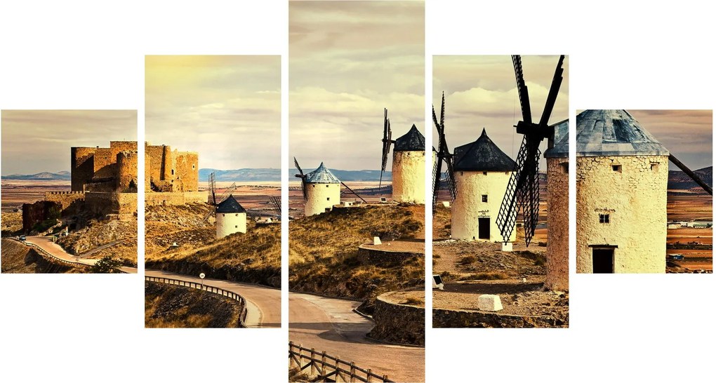 Obraz - Wiatraki (125x70 cm)
