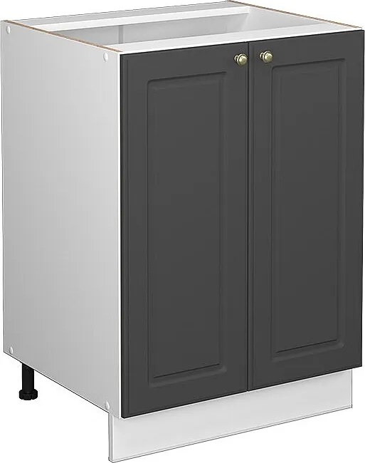 Szafki kuchenne antracytowo-złoty 60x51.6x82 fame-line