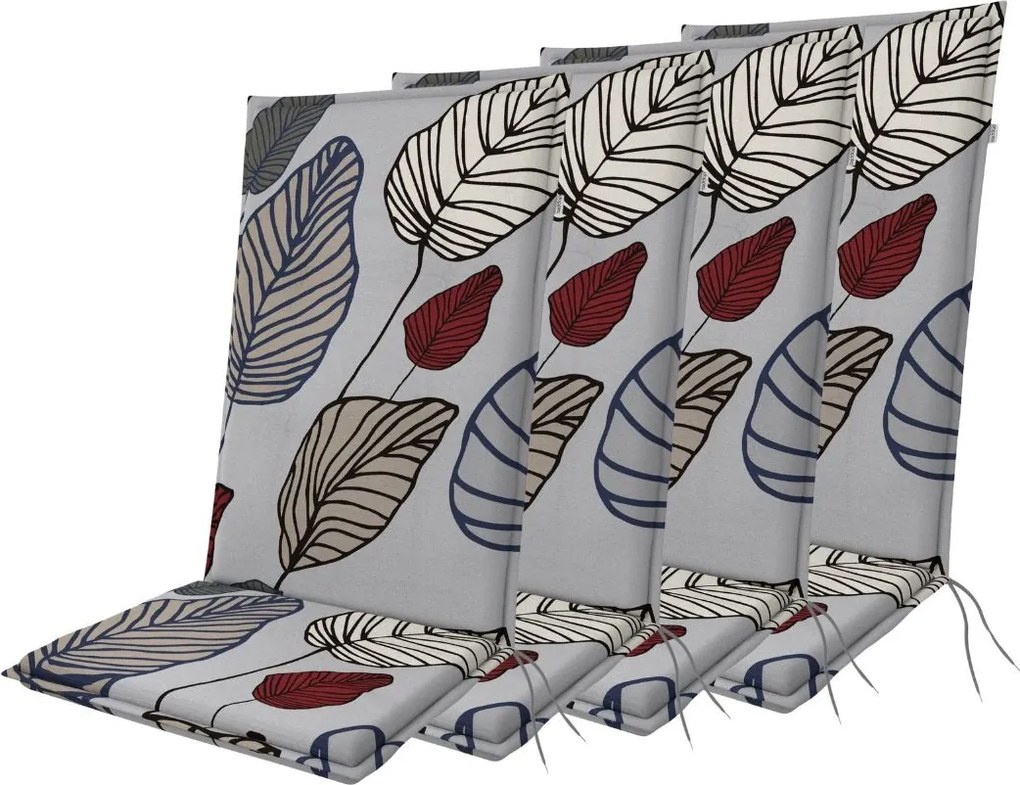 Doppler LIVING 5703 - zestaw 4 szt. poduszek na fotel z wysokim oparciem