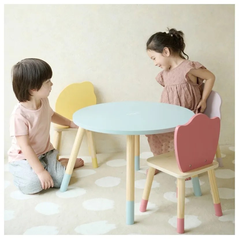 Classic world pastelowy stolik grace dla dzieci 3+