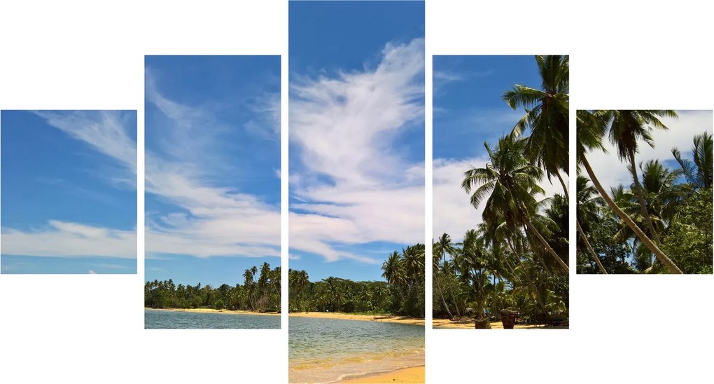 Obraz plaży (125x70 cm)