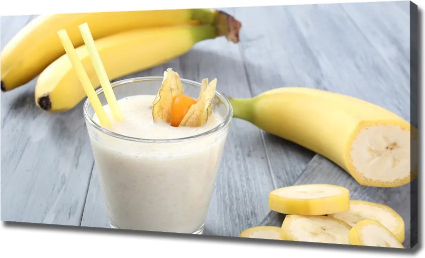 Foto obraz na płótnie Bananowy koktajl