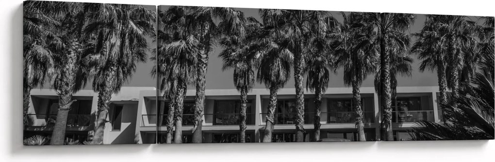 Obraz - Retro czerwony samochód (170x50 cm)