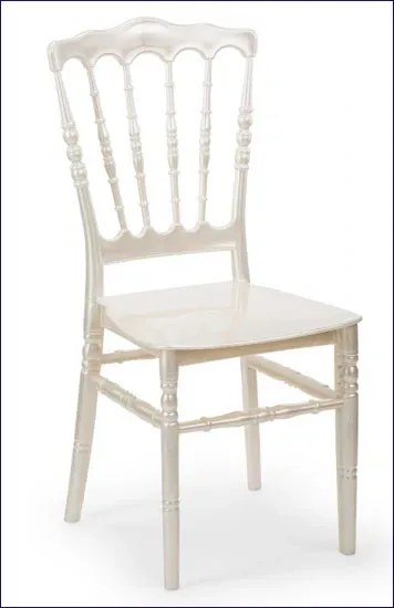 Eleganckie Krzesło Chiavari Kolor Perłowy M4-C43