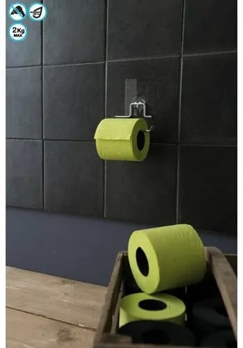 Compactor Samoprzylepny uchwyt na papier toaletowy Bestlock Magic, chrom
