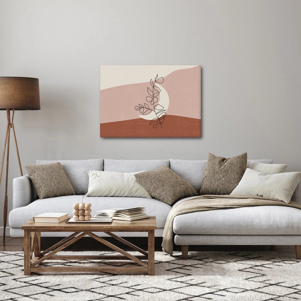 Obraz - Boho leaves N⁰2 (70x50 cm)