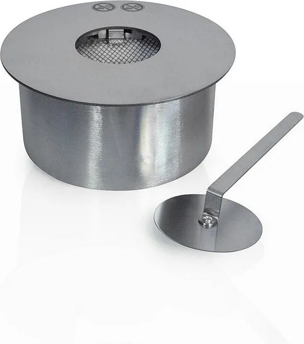 Palnik okrągły do kominka na bioetanol, stal nierdzewna, 2,5 l, średnica 25 cm