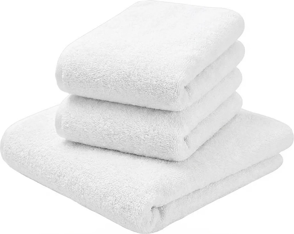 Ręcznik SILUNO 50x100 cm biały, 100% bawełna