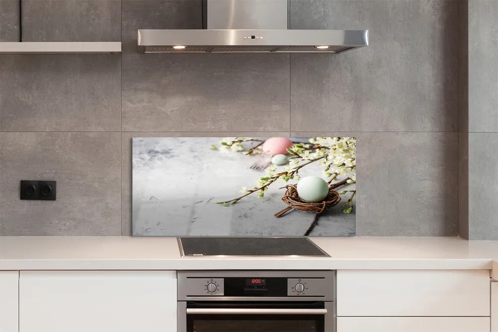 Panel nad Blat Kuchenny Kwiaty i Wielkanocne Pisanki