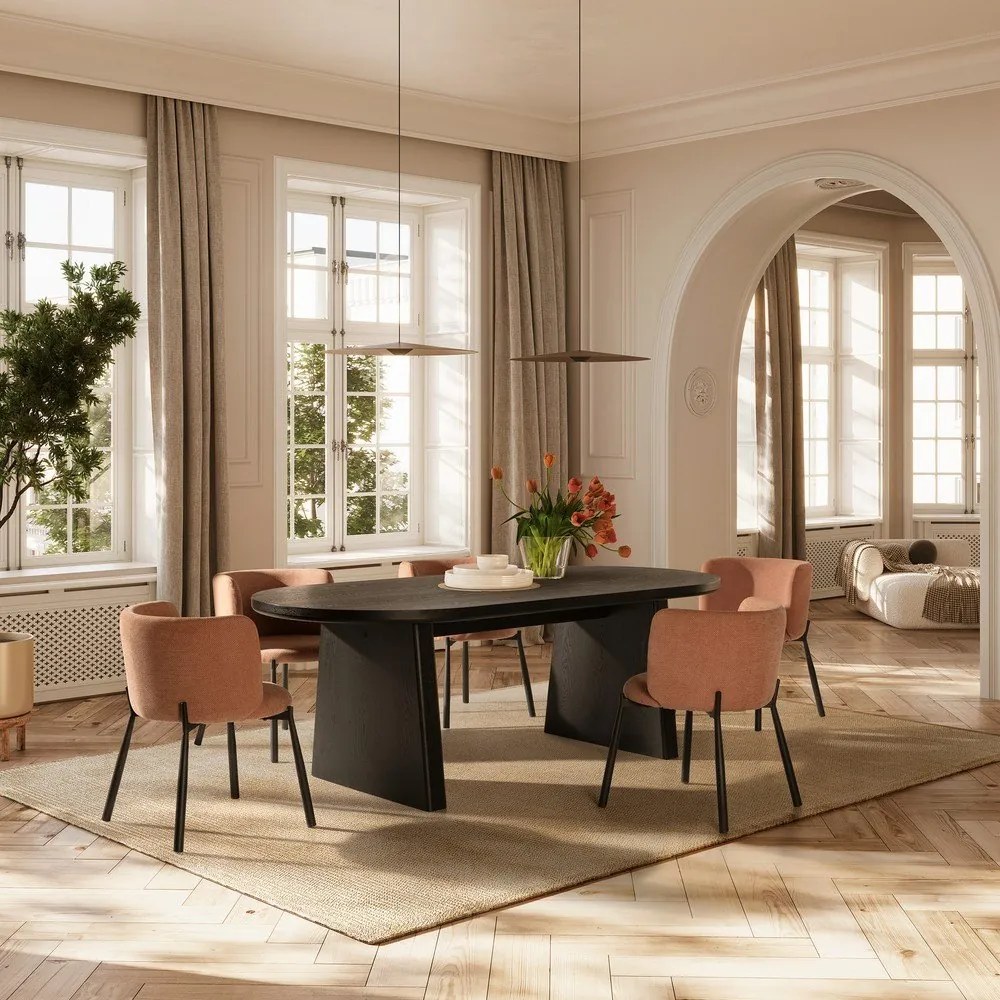 Stół w dekorze jesionu 100x200 cm Blair – MOME