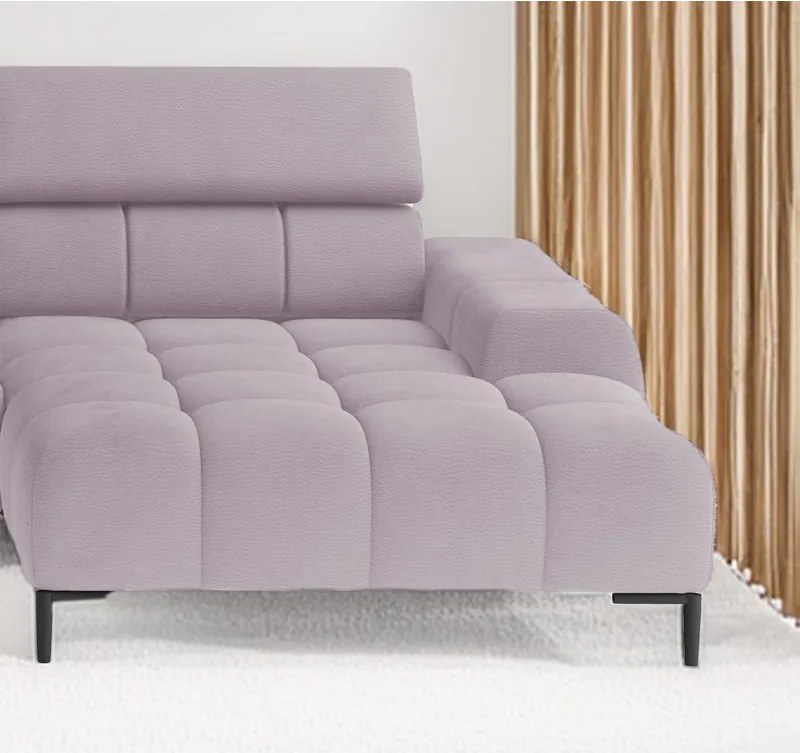 Narożnik PLAZA XL Prawostronny Elektryczna regulacja Tkanina SOLAR 61 WERSAL