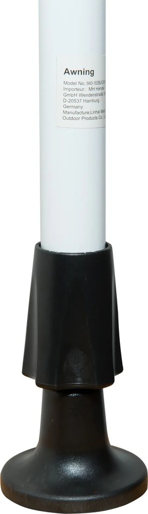 Outsunny markiza markiza zaciskowa składane ramię 170–280 cm z regulacją wysokości aluminium, kolor niebieski