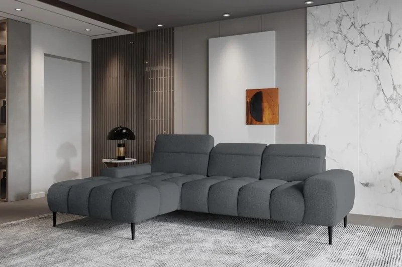 Narożnik GIANO S układ L z elektryczną regulacją siedziska WERSAL