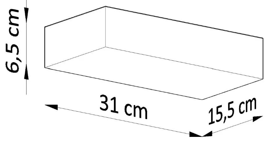 Biały kinkiet Sarkan – Nice Lamps