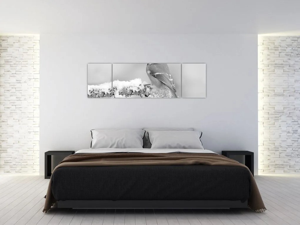 Obraz - Ptak na gałęzi (170x50 cm)
