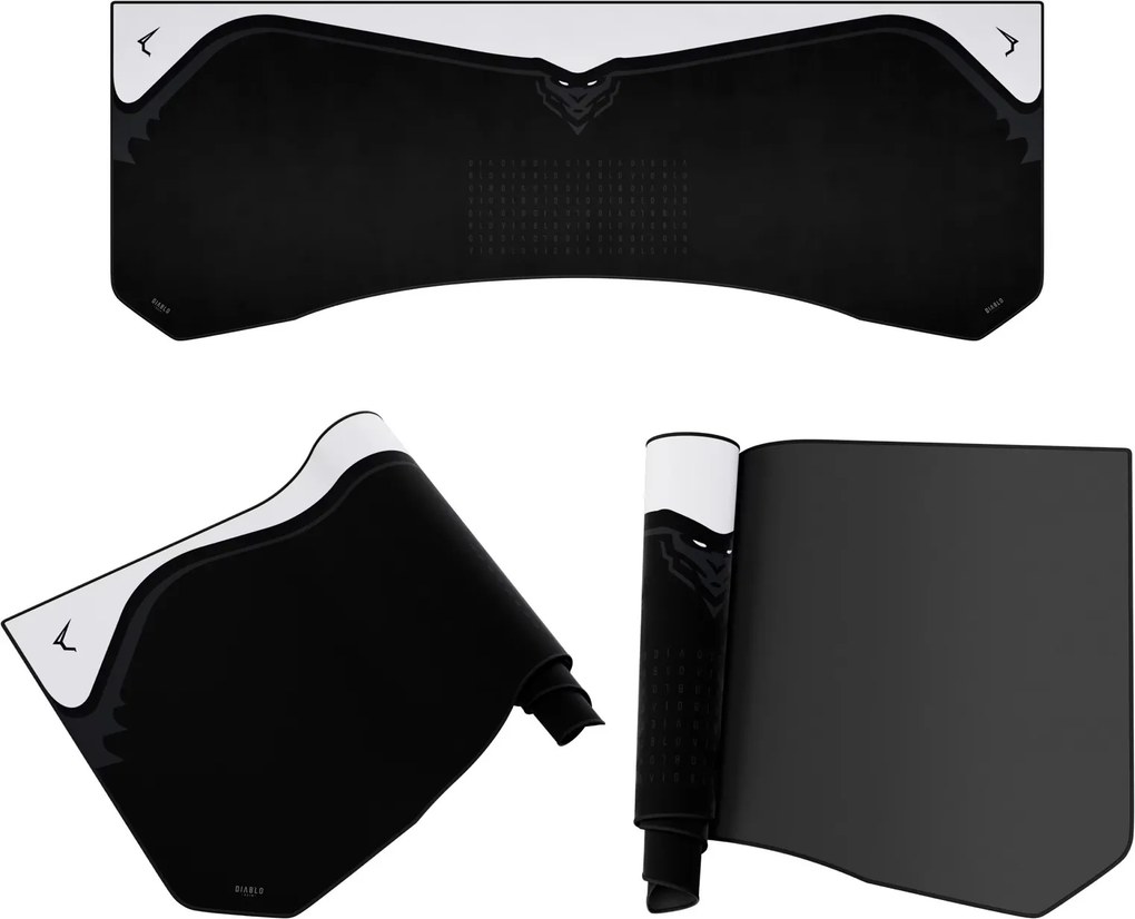 Podkładka ochronna na biurko Diablo X-Forge 140 cm, Black Nightwolf Moon