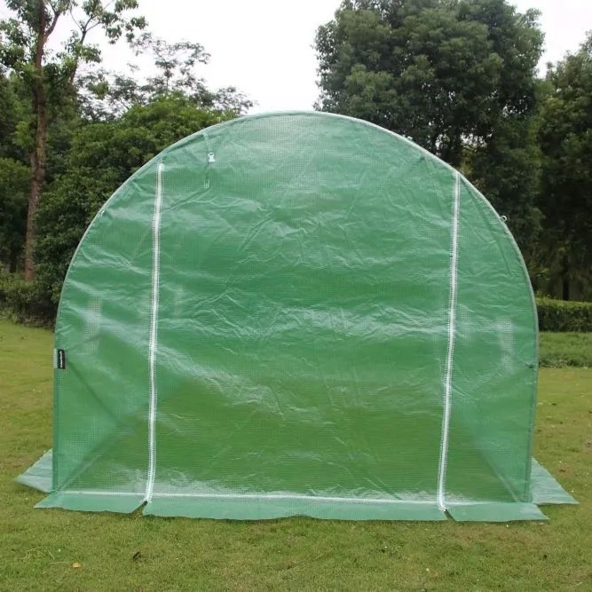 Szklarnia foliowa ogrodowa 2,5x4 m z oknami i moskitierą G387