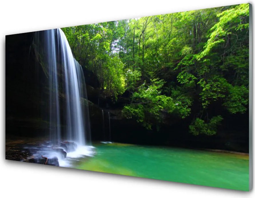 Panel Szklany Jezioro pod Leśną Kaskadą