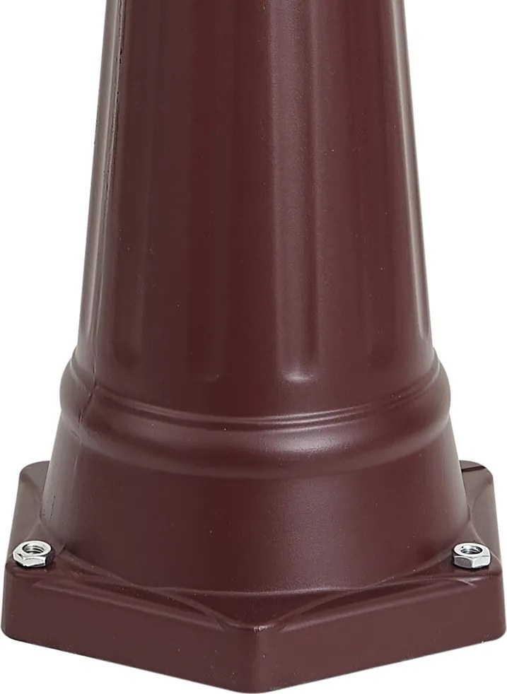 Klasyczny lampion zewnętrzny ciemnoczerwony 220 cm 3-punktowy IP44 - Havana