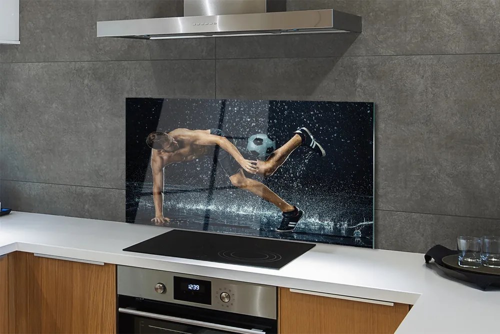 Szklany Panel Pasja Gry w Deszczu