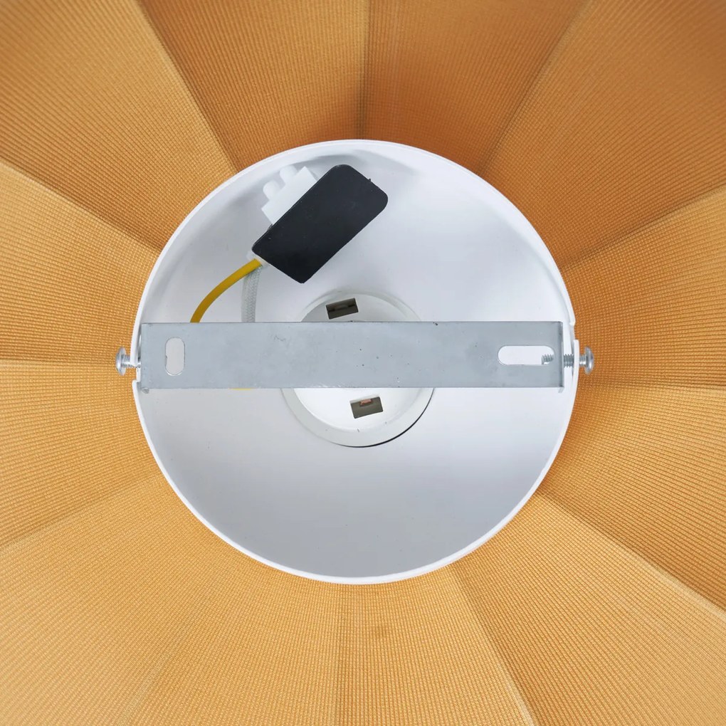 Lampa sufitowa Japandi złota 37 cm - Plu Asyesha