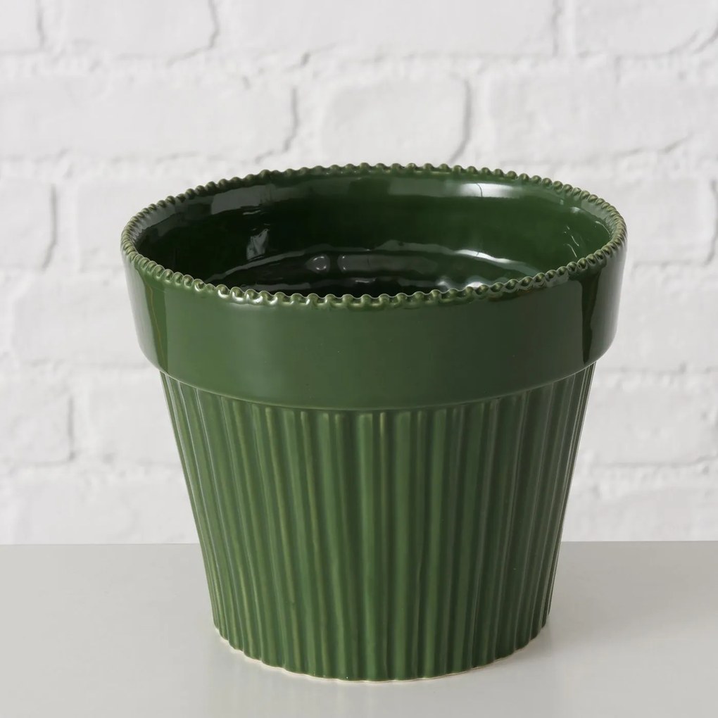 Doniczka ceramiczna z podstawką JUNIPER, 15 cm