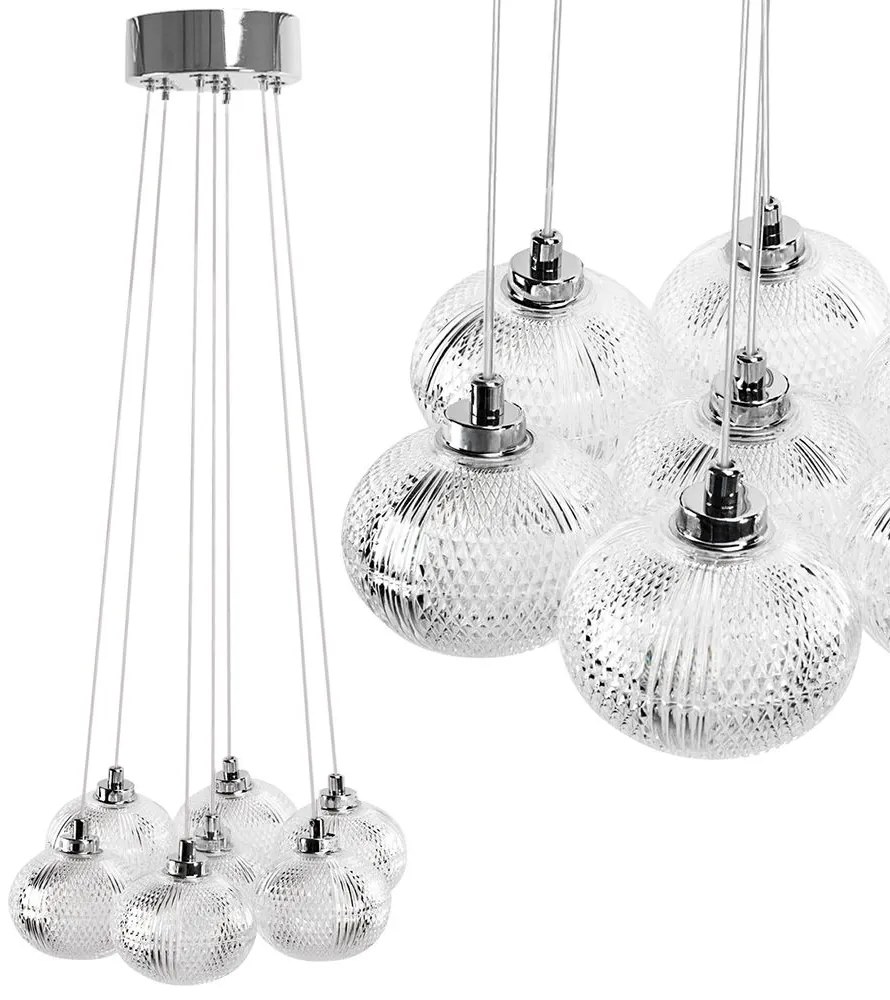 LAMPA SUFITOWA MS021-7CP Chrom
