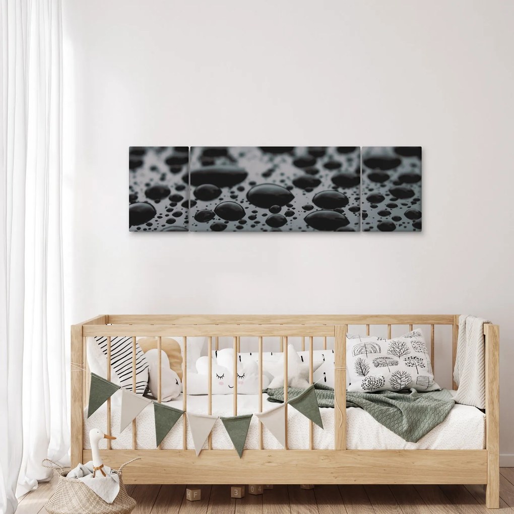 Obraz kropli wody (170x50 cm)