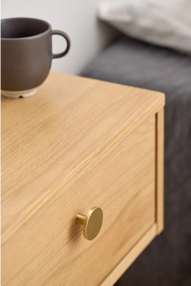 Szafka nocna w dekorze dębu w jasnym naturalnym kolorze Monfort – Actona