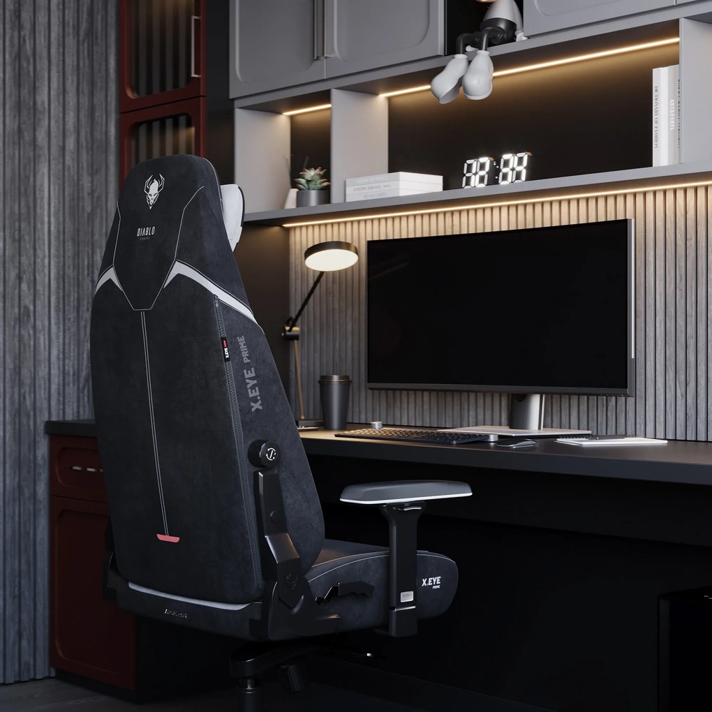 Fotel gamingowy Diablo X.Eye Prime, Normal Size, Burned Black