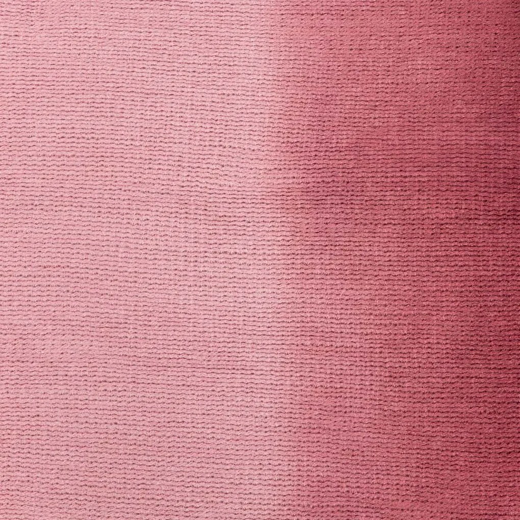 Koc FINNS ombre miękki burgundowy z frędzlami 130x170cm HOMLA