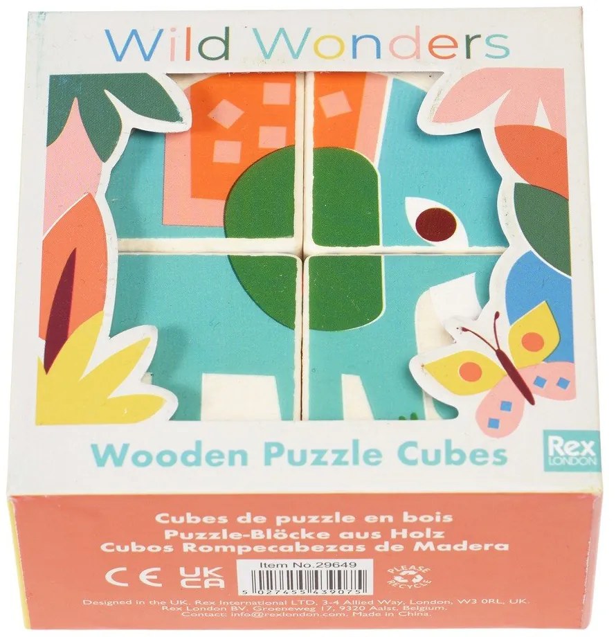 Drewniane klocki Wild Wonders – Rex London