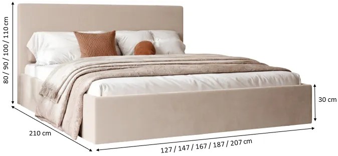 Łóżko sypialniane RIRI 4 - 160x200