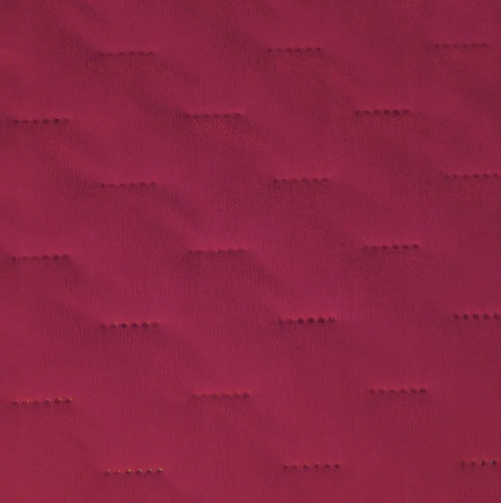 Aksamitna narzuta na łóżko ASTRALIA, ciemnoróżowa Rozmiar: 200 x 220 cm