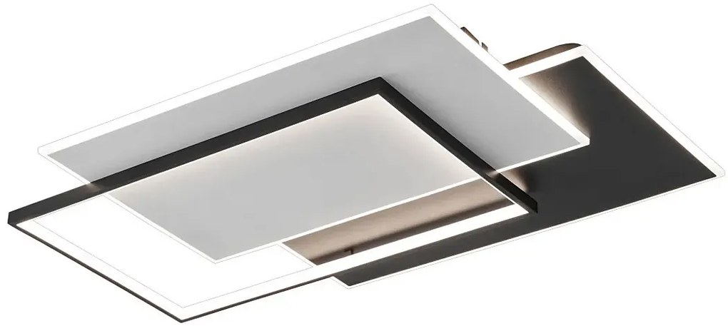 Czarno-biały plafon sufitowy LED - 3X A505 G2-C93