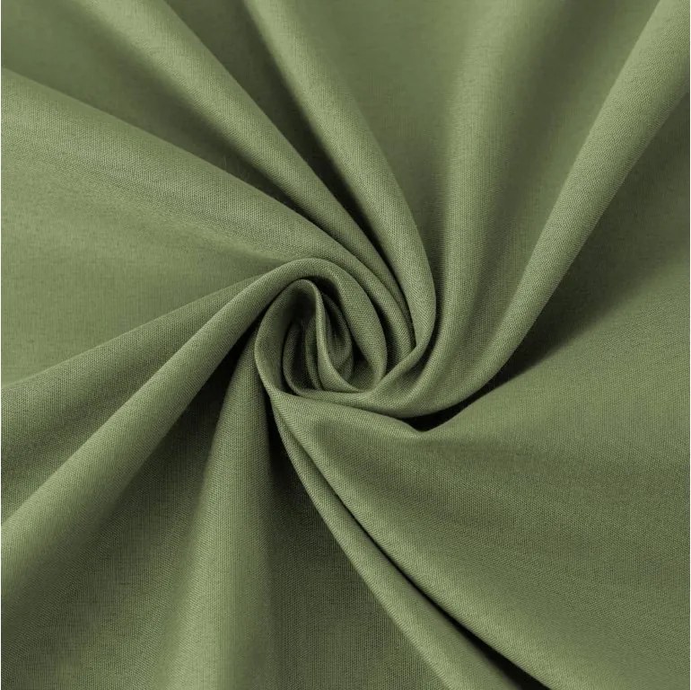 PrzytulneMieszkanie.pl Prześcieradło z mikrofibry MICROVELLE oliwkowo zielone 90x200 cm