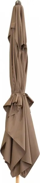 Doppler ALU WOOD parasol ogrodowy 210 x 140 cm brązowy