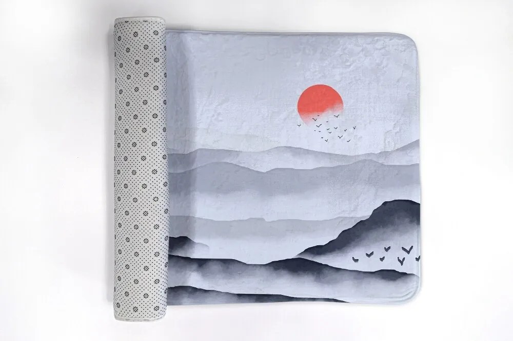 Antypoślizgowy dywanik łazienkowy Antypoślizgowy dywanik łazienkowy Wschód słońca