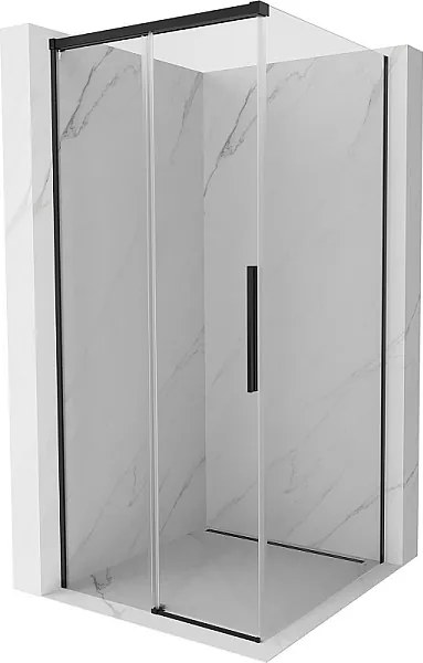 Mexen Rox kabina prysznicowa rozsuwana 120 x 120 cm, transparent, czarna - 8C2-120-120-70-00