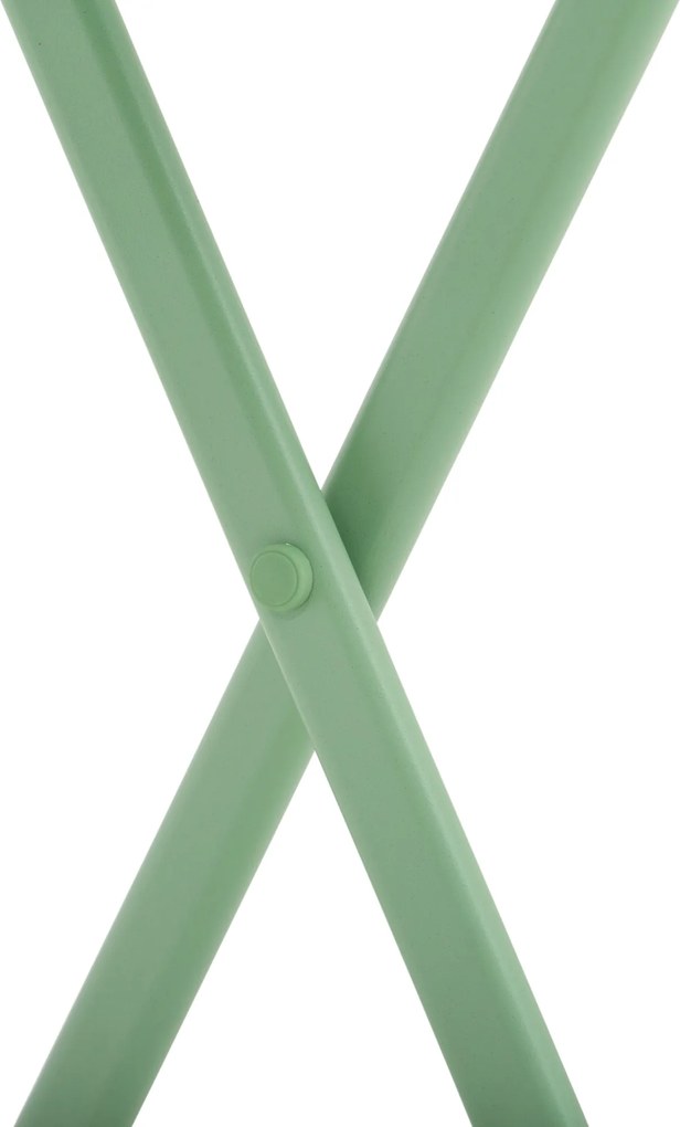 Outsunny 3-cz. zestaw ogrodowy, zestaw mebli balkonowych, stół bistro z 2 krzesłami do ogrodu, składany, jasnoniebieski