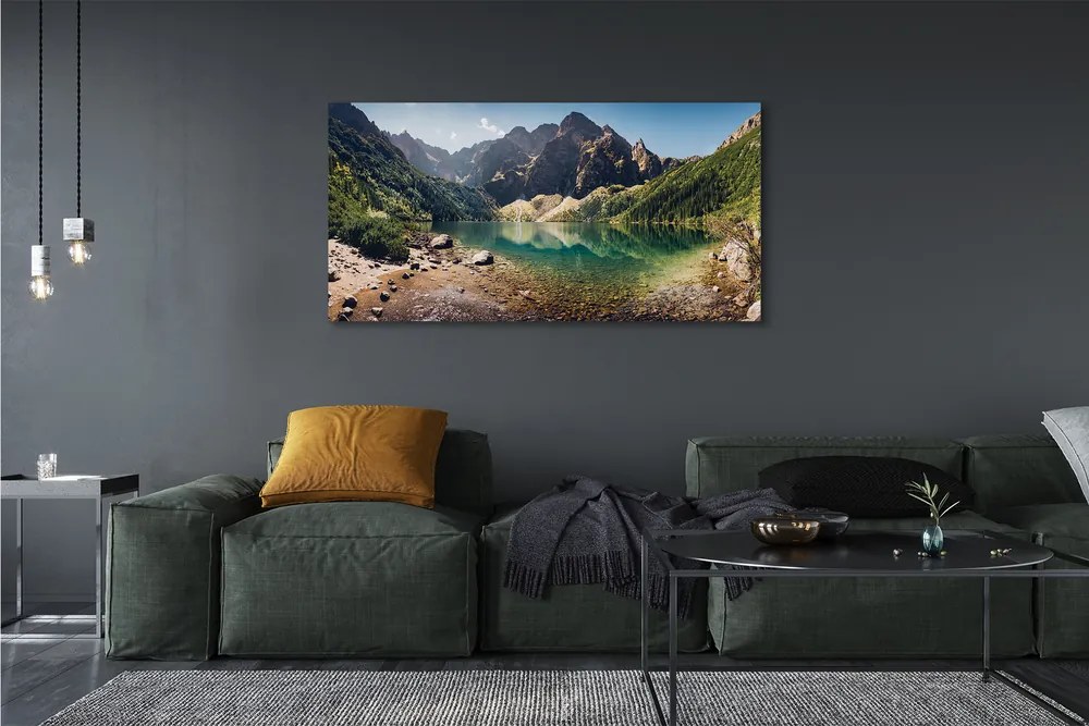 Zdjęcie na płótnie Góry i Jezioro
