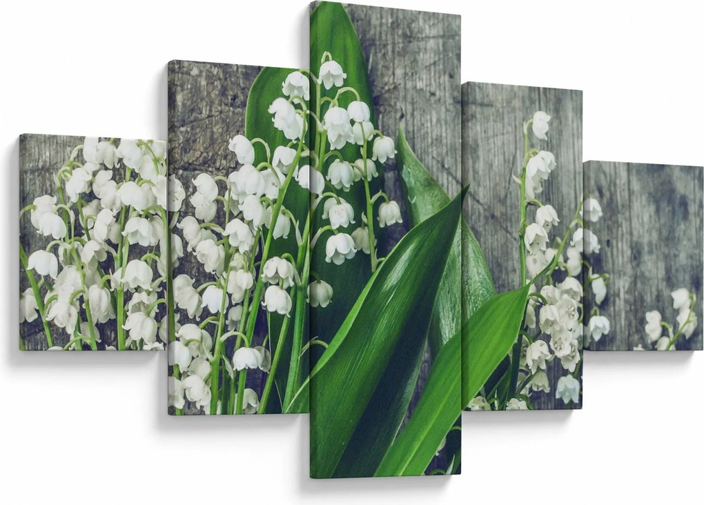 Obraz konwalii (125x70 cm)